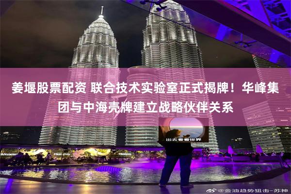 姜堰股票配资 联合技术实验室正式揭牌！华峰集团与中海壳牌建立战略伙伴关系