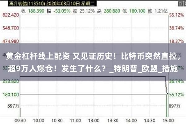黄金杠杆线上配资 又见证历史！比特币突然直拉，超9万人爆仓！发生了什么？_特朗普_欧盟_措施