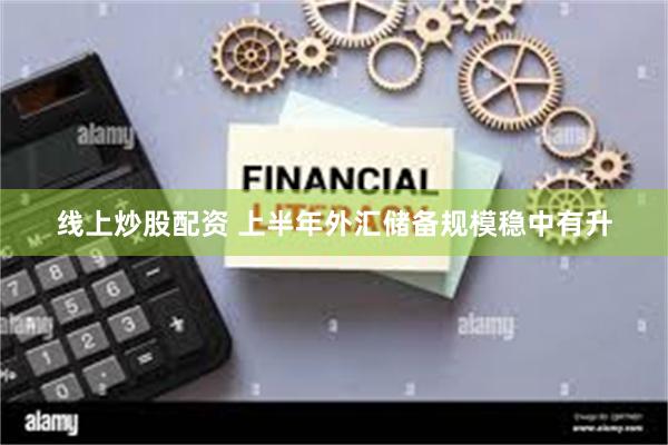线上炒股配资 上半年外汇储备规模稳中有升