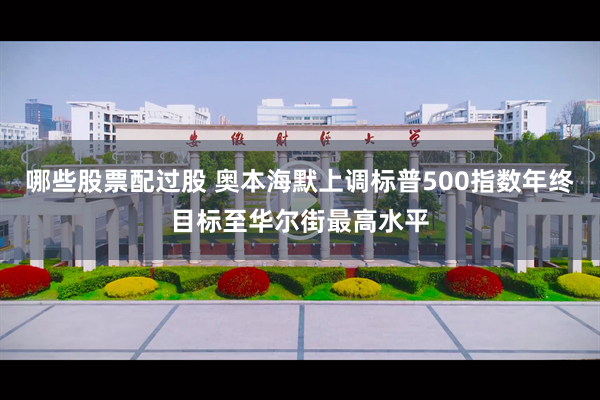 哪些股票配过股 奥本海默上调标普500指数年终目标至华尔街最高水平