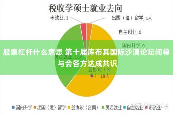 股票杠杆什么意思 第十届库布其国际沙漠论坛闭幕 与会各方达成共识