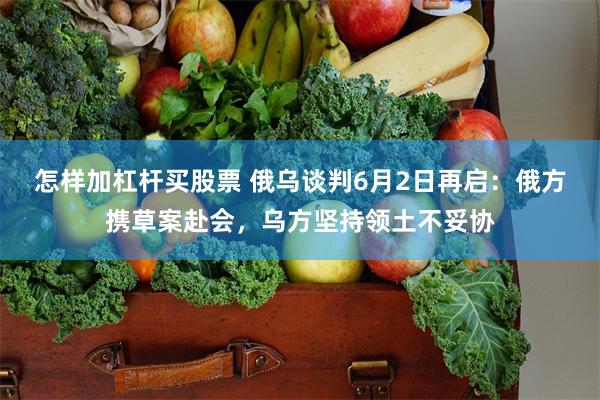 怎样加杠杆买股票 俄乌谈判6月2日再启：俄方携草案赴会，乌方坚持领土不妥协