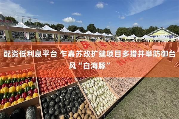 配资低利息平台 乍嘉苏改扩建项目多措并举防御台风“白海豚”