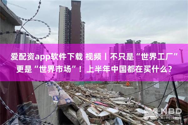 爱配资app软件下载 视频丨不只是“世界工厂”更是“世界市场”！上半年中国都在买什么？