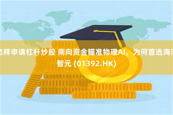 怎样申请杠杆炒股 南向资金瞄准物理AI，为何首选海清智元 (01392.HK)
