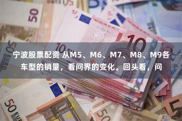 宁波股票配资 从M5、M6、M7、M8、M9各车型的销量,看问界的变化。回头看,问