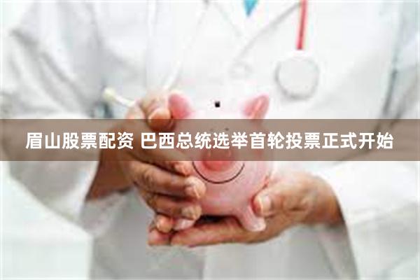 眉山股票配资 巴西总统选举首轮投票正式开始